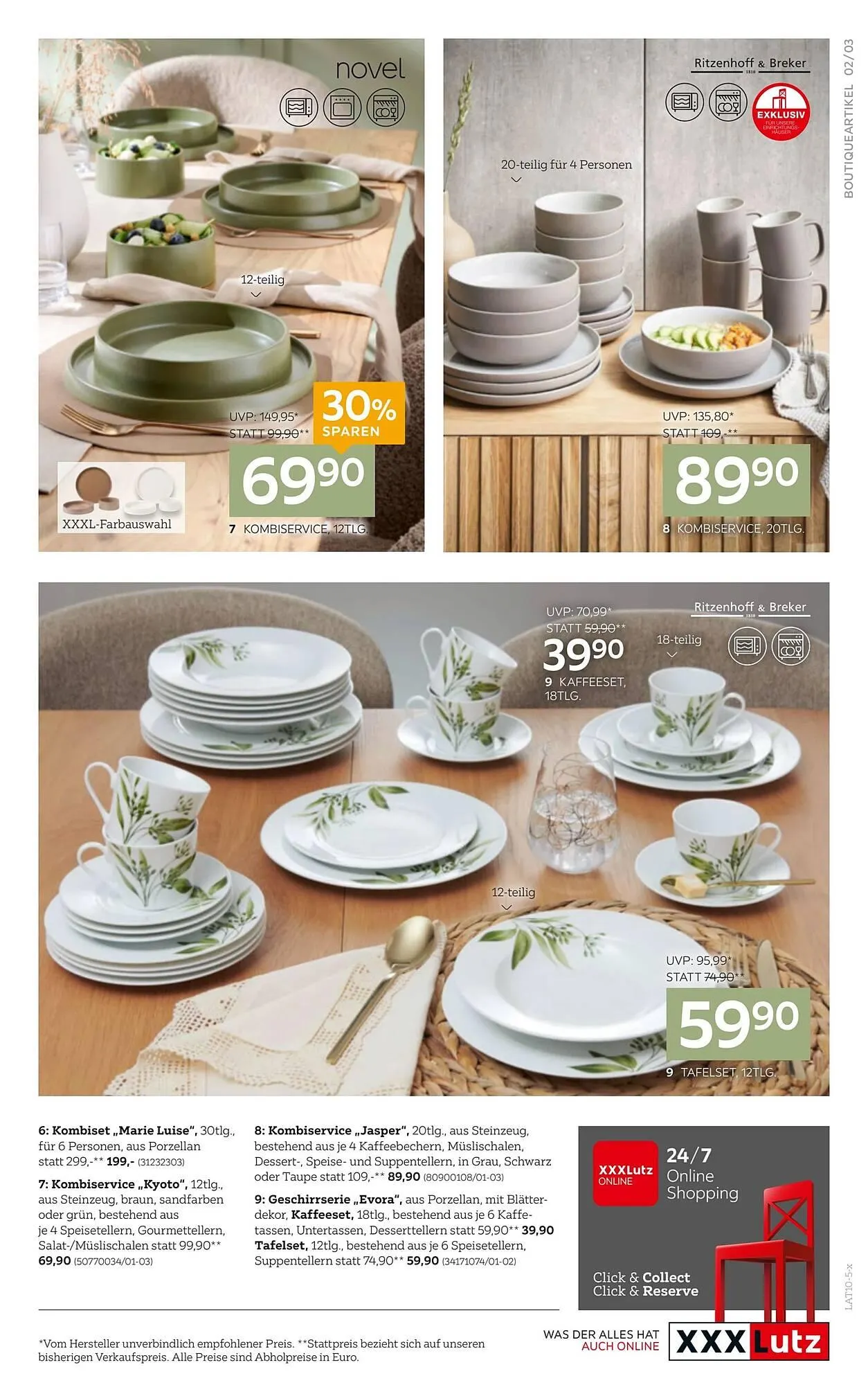 XXXLutz Prospekt von 7. Oktober bis 2. Dezember 2025 - Flugblätt seite 3