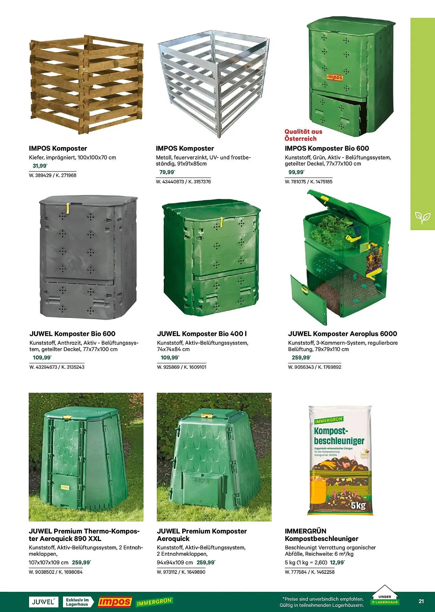 Lagerhaus Flugblatt von 22. Februar bis 31. Mai 2026 - Flugblätt seite 21