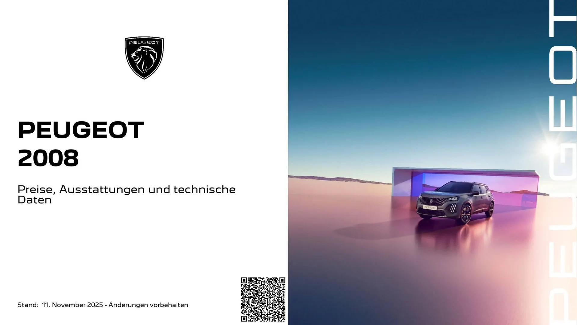 Peugeot Flugblatt - 1