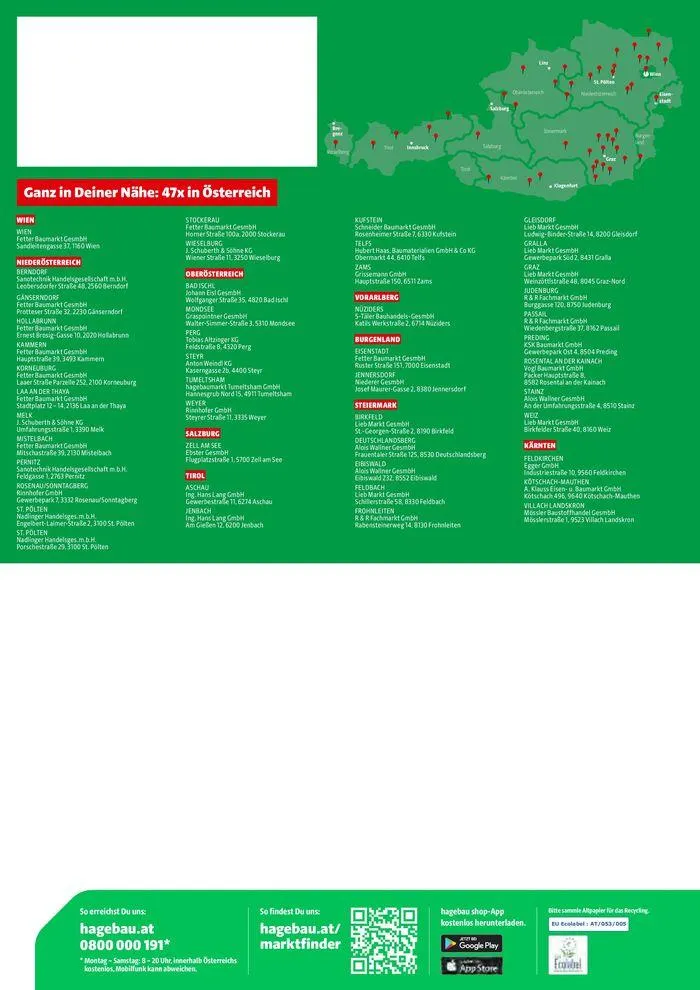 Hagebau flugblatt von 1. März bis 31. Dezember 2024 - Flugblätt seite 155