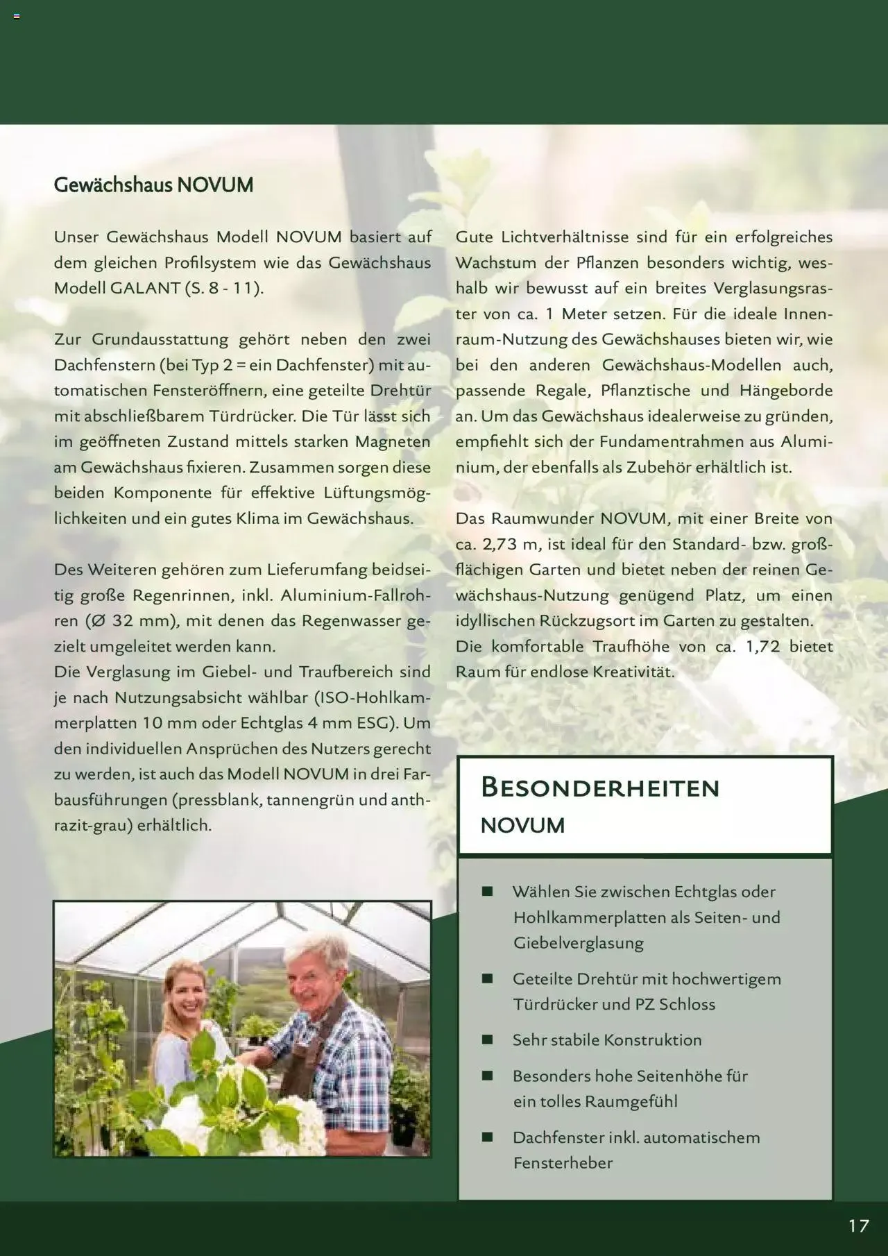 Dehner - KGT Premium Gewächshäuser von 12. Jänner bis 31. Dezember 2023 - Flugblätt seite  17