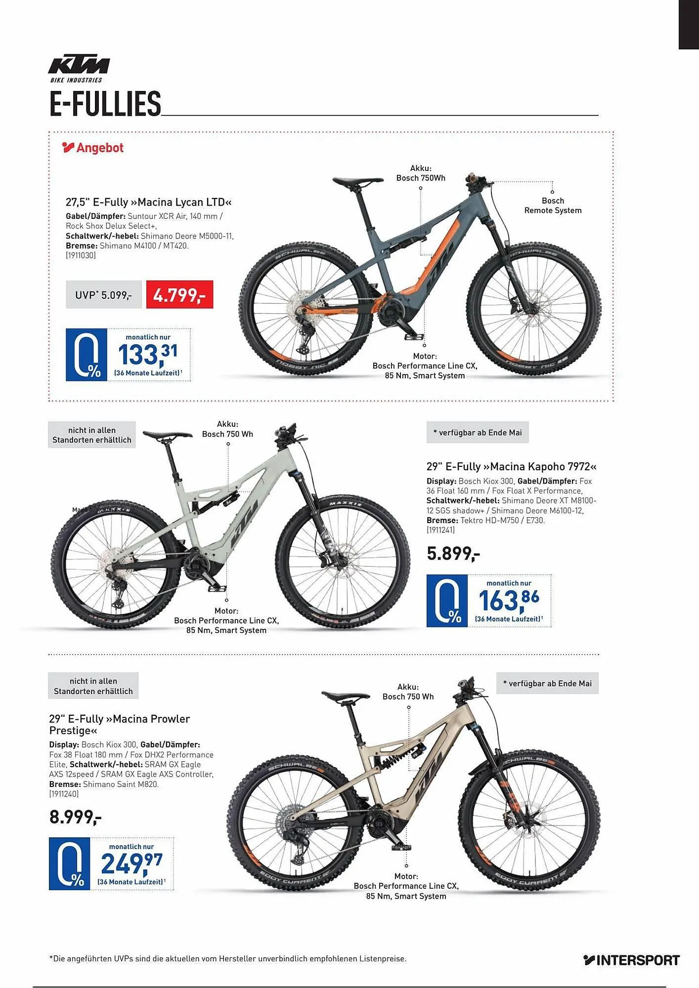 Intersport Flugblatt von 3. April bis 31. Dezember 2023 - Flugblätt seite 25