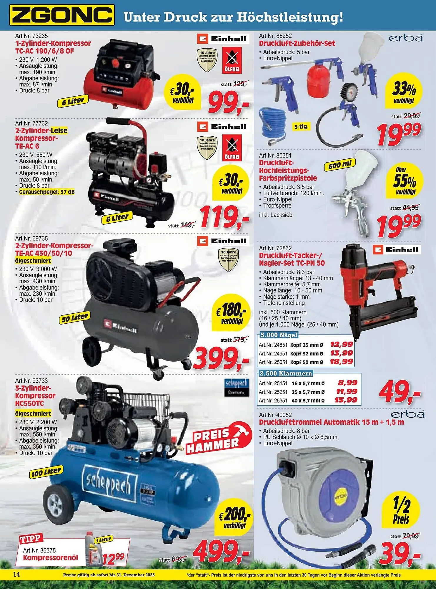 Zgonc Flugblatt von 15. Dezember bis 31. Dezember 2025 - Flugblätt seite 14