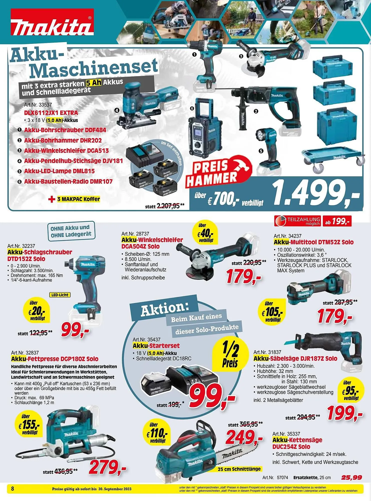 Zgonc Flugblatt von 31. August bis 30. September 2023 - Flugblätt seite 8