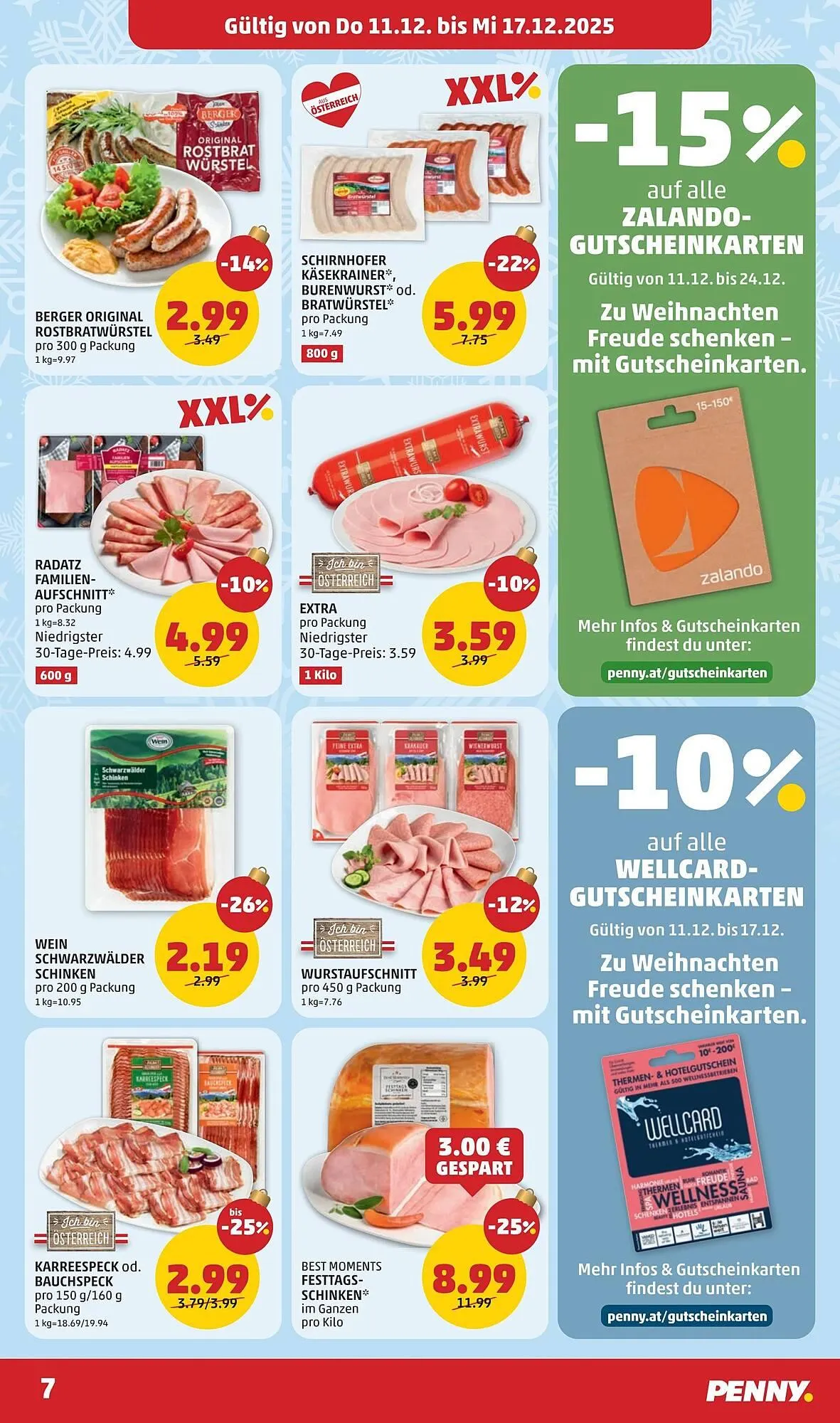 PENNY Flugblatt von 11. Dezember bis 17. Dezember 2025 - Flugblätt seite 7