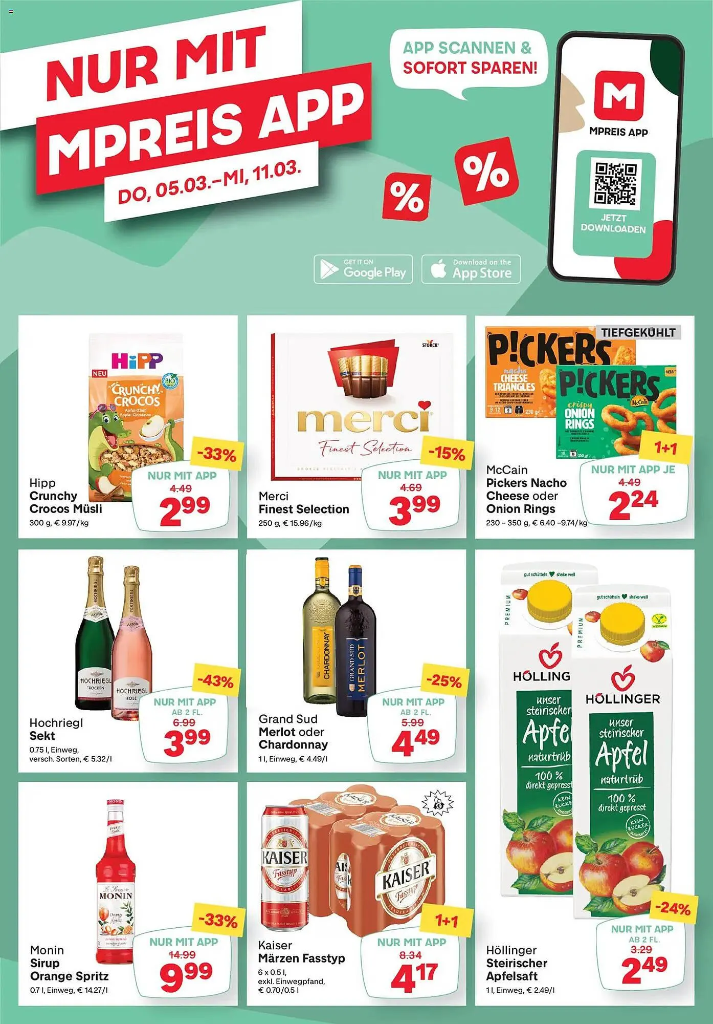 MPreis Flugblatt von 5. März bis 11. März 2026 - Flugblätt seite  14