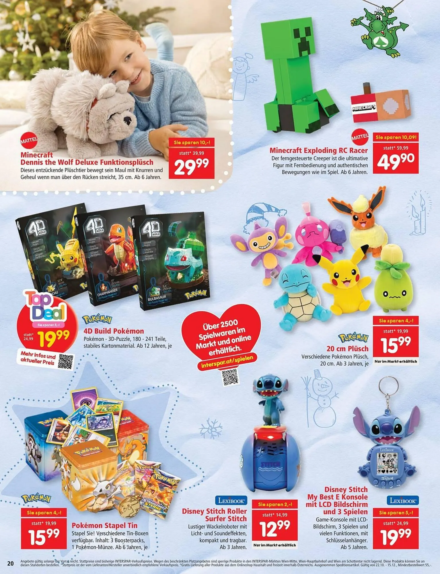 Interspar Flugblatt von 22. Oktober bis 15. Dezember 2025 - Flugblätt seite  20