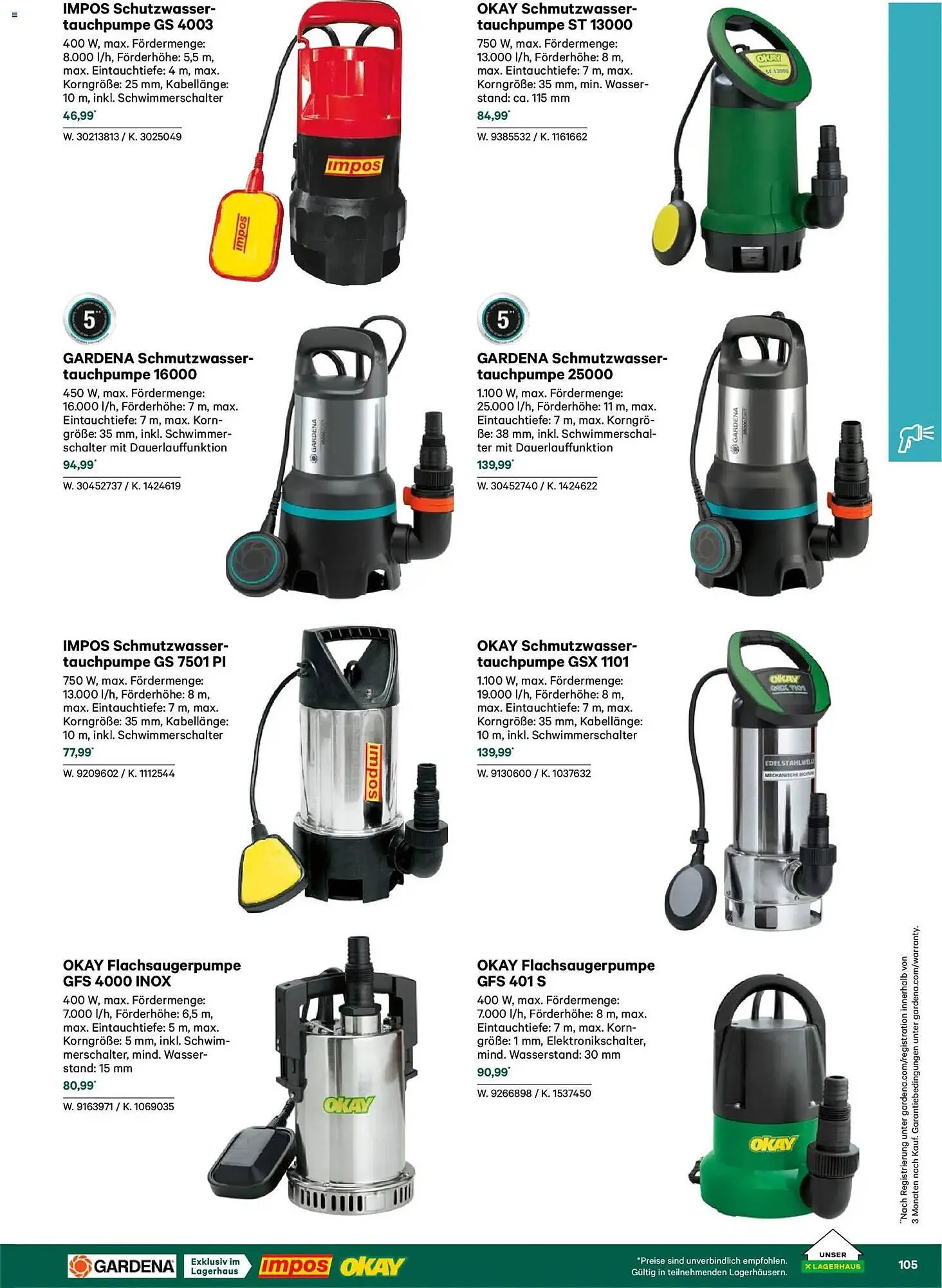 Lagerhaus Flugblatt von 22. Februar bis 31. Mai 2026 - Flugblätt seite 105