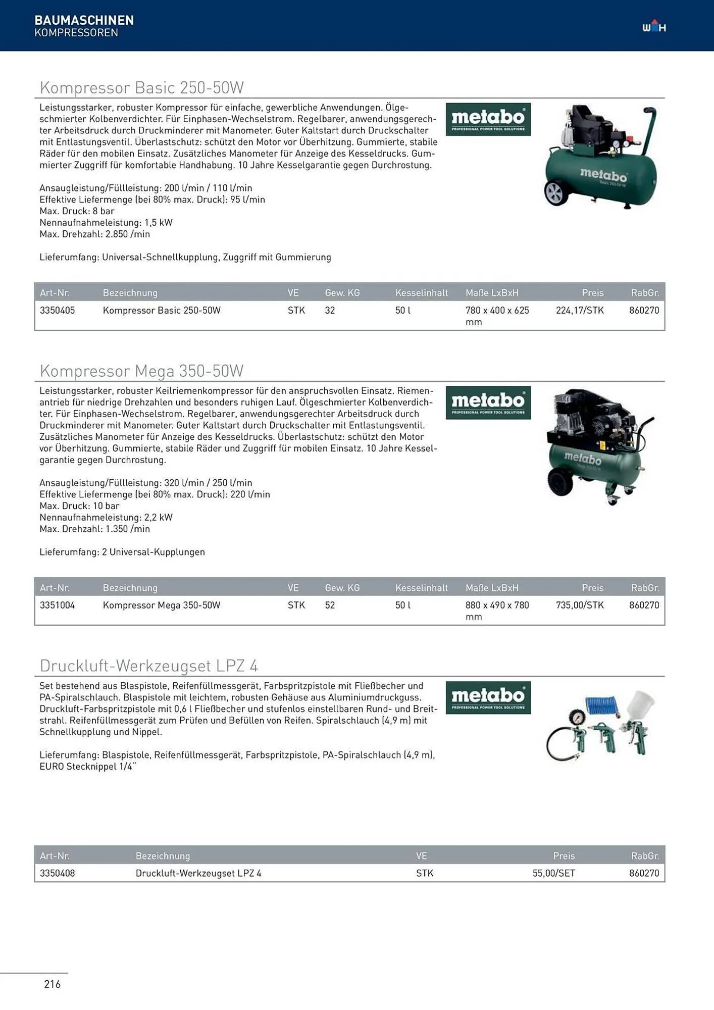 Würth Flugblatt von 22. Februar bis 31. Dezember 2024 - Flugblätt seite  216