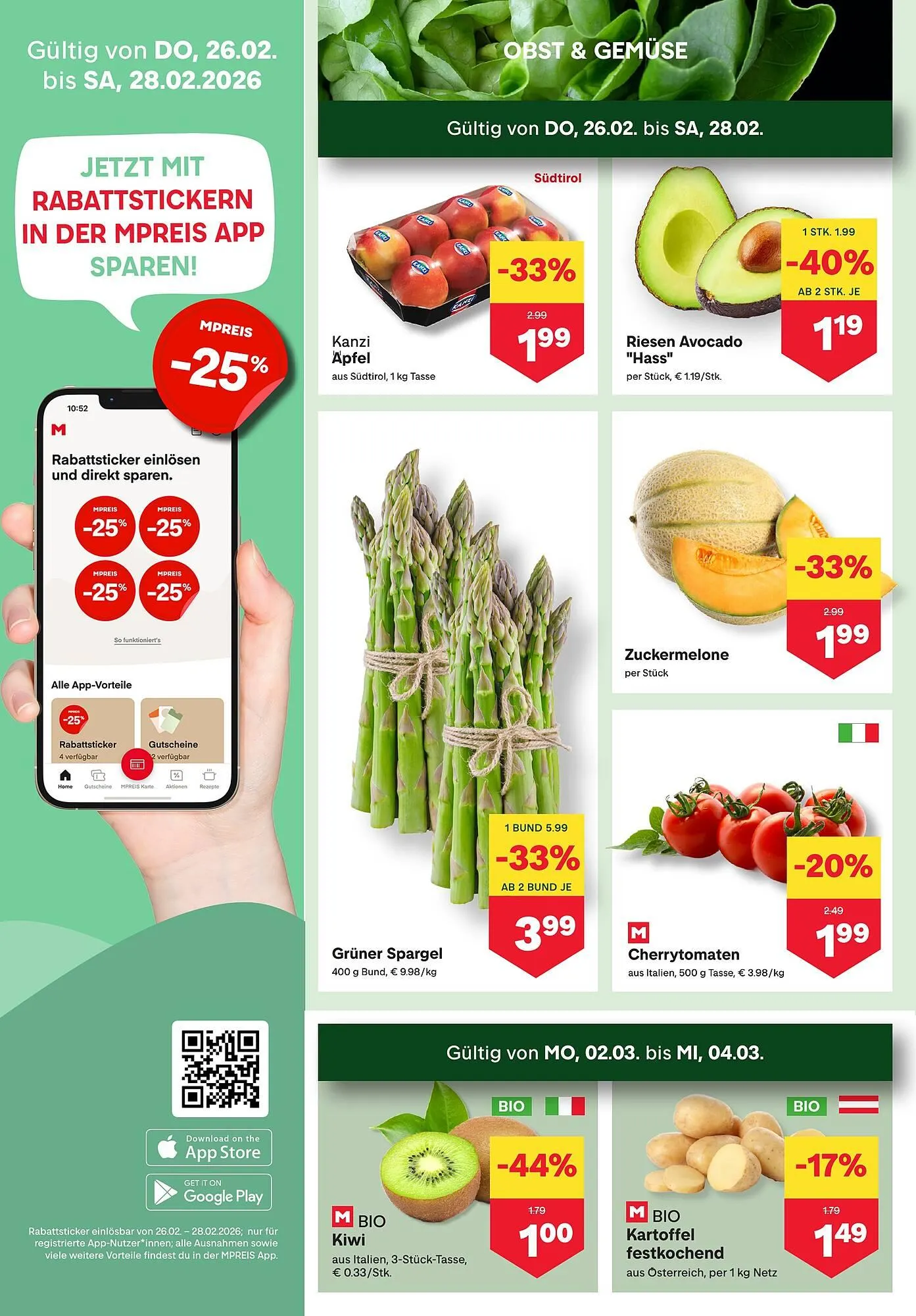 MPreis Flugblatt von 26. Februar bis 4. März 2026 - Flugblätt seite 2