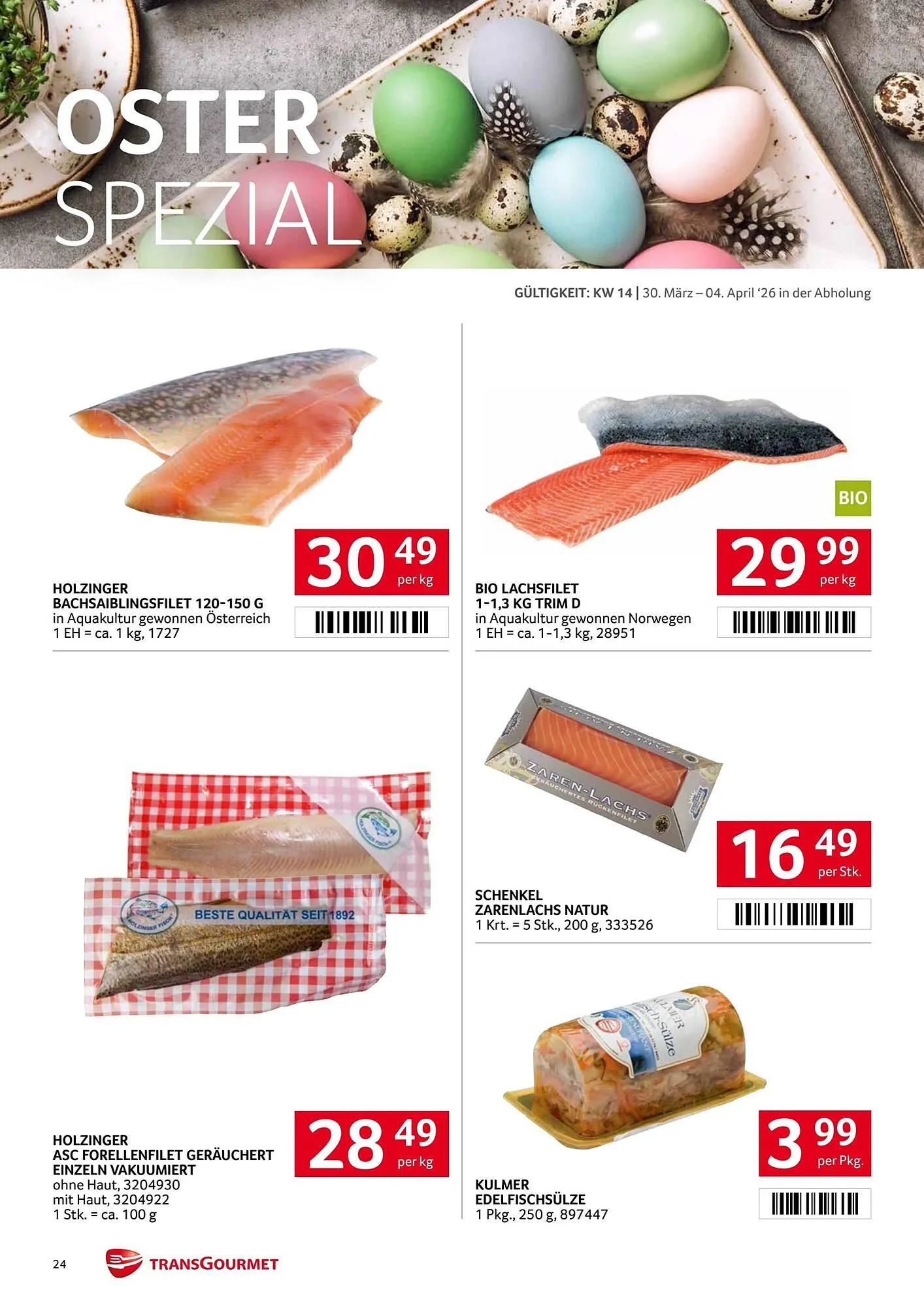 Transgourmet Flugblatt von 30. März bis 4. April 2026 - Flugblätt seite  23