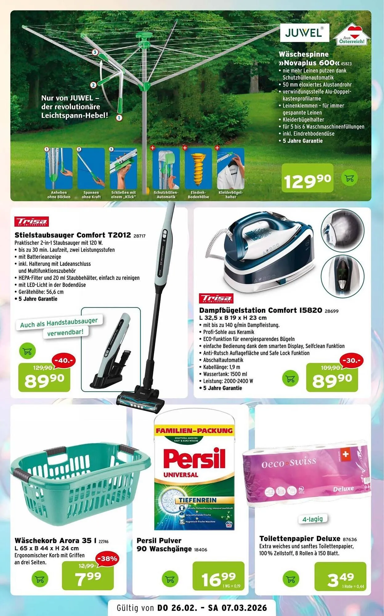 Salzburger Lagerhaus Flugblatt von 26. Februar bis 7. März 2026 - Flugblätt seite  6