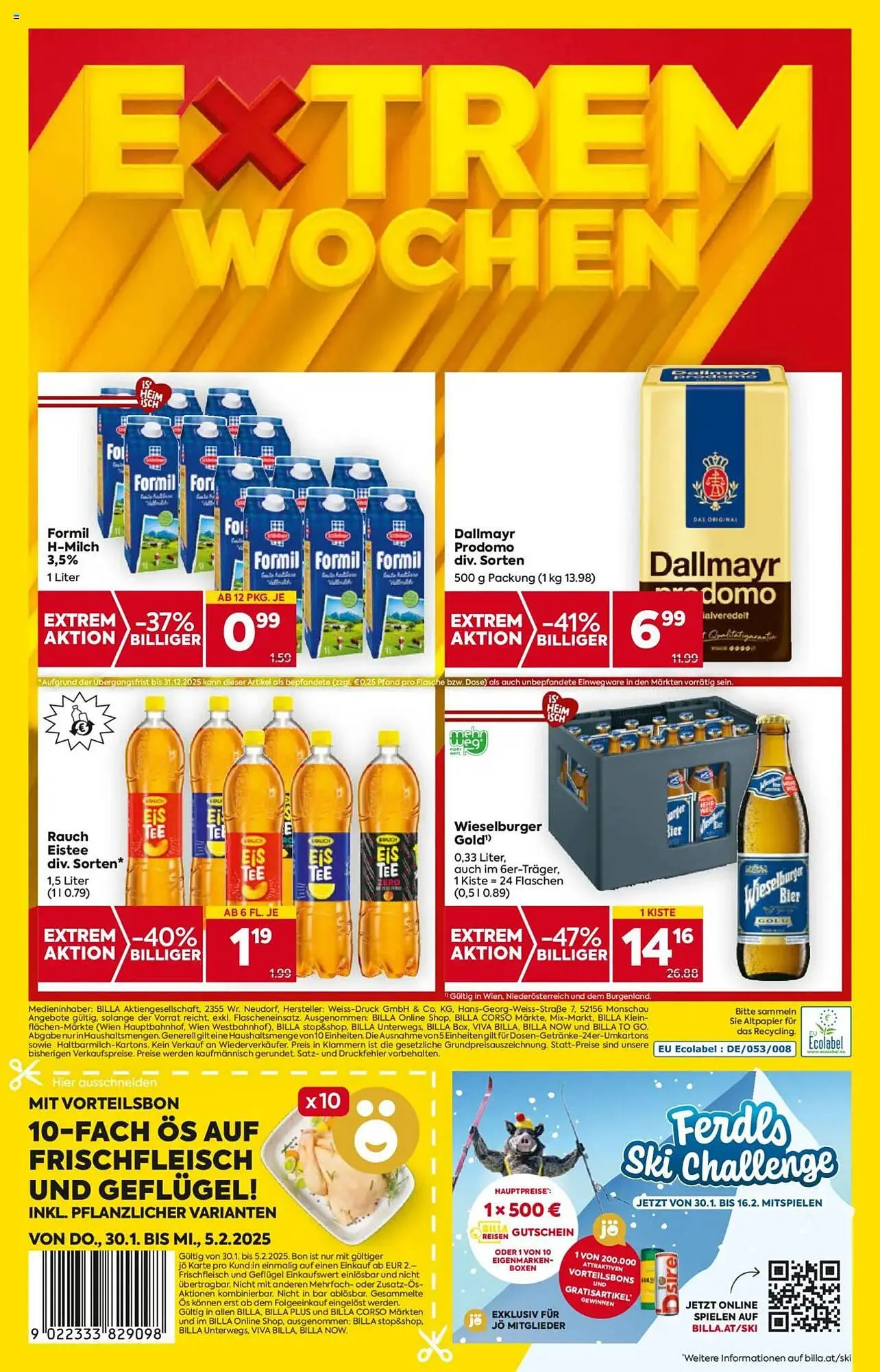 Billa Flugblatt von 30. Jänner bis 5. Februar 2025 - Flugblätt seite 20