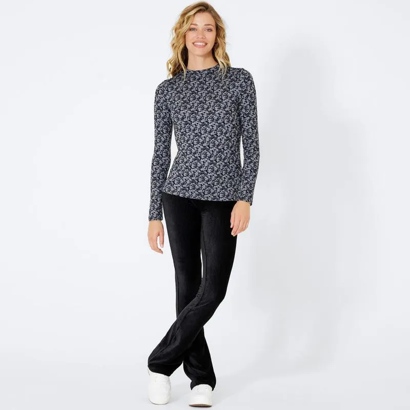 Damen-Hose in Cord-Optik