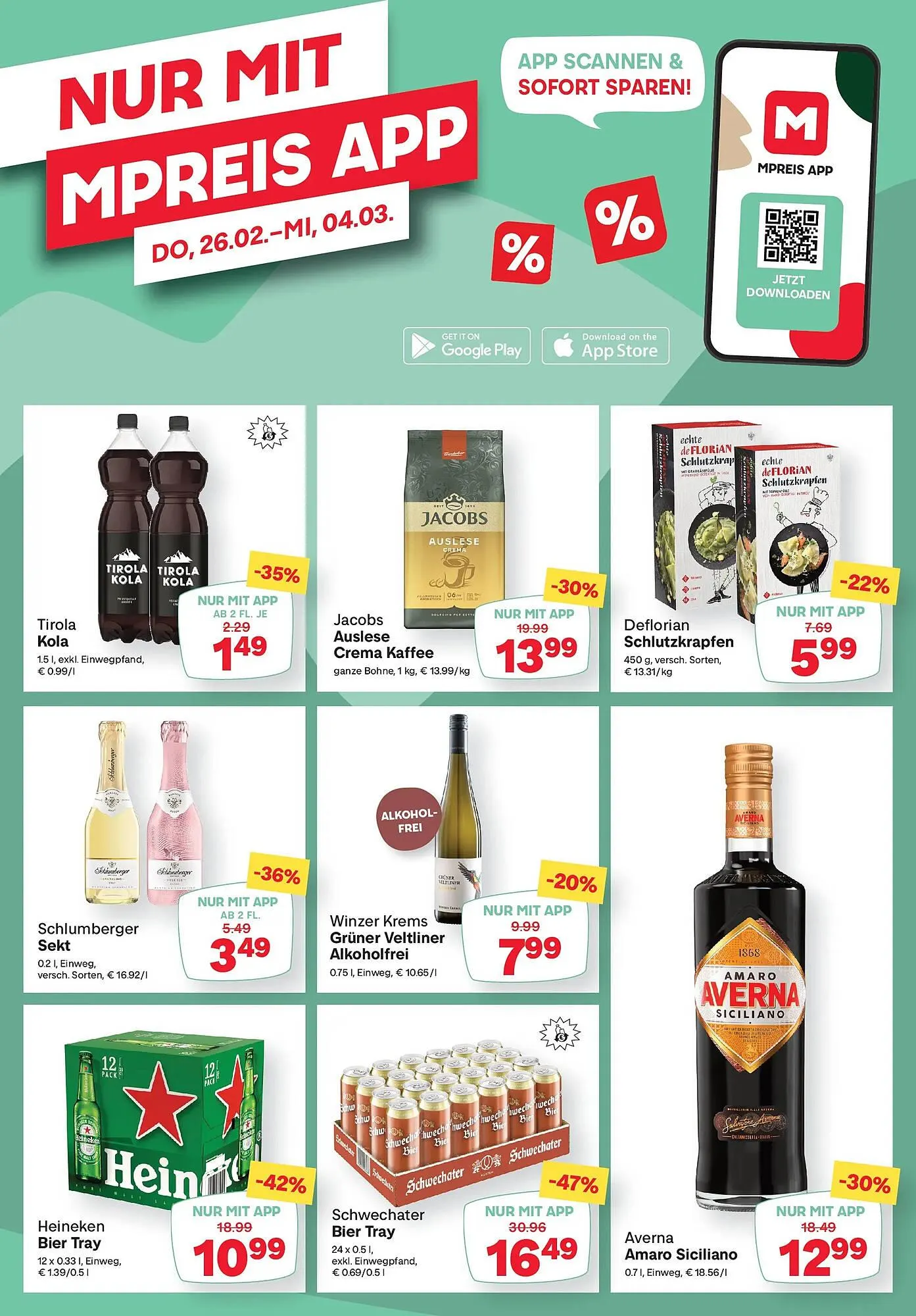 MPreis Flugblatt von 26. Februar bis 4. März 2026 - Flugblätt seite  14