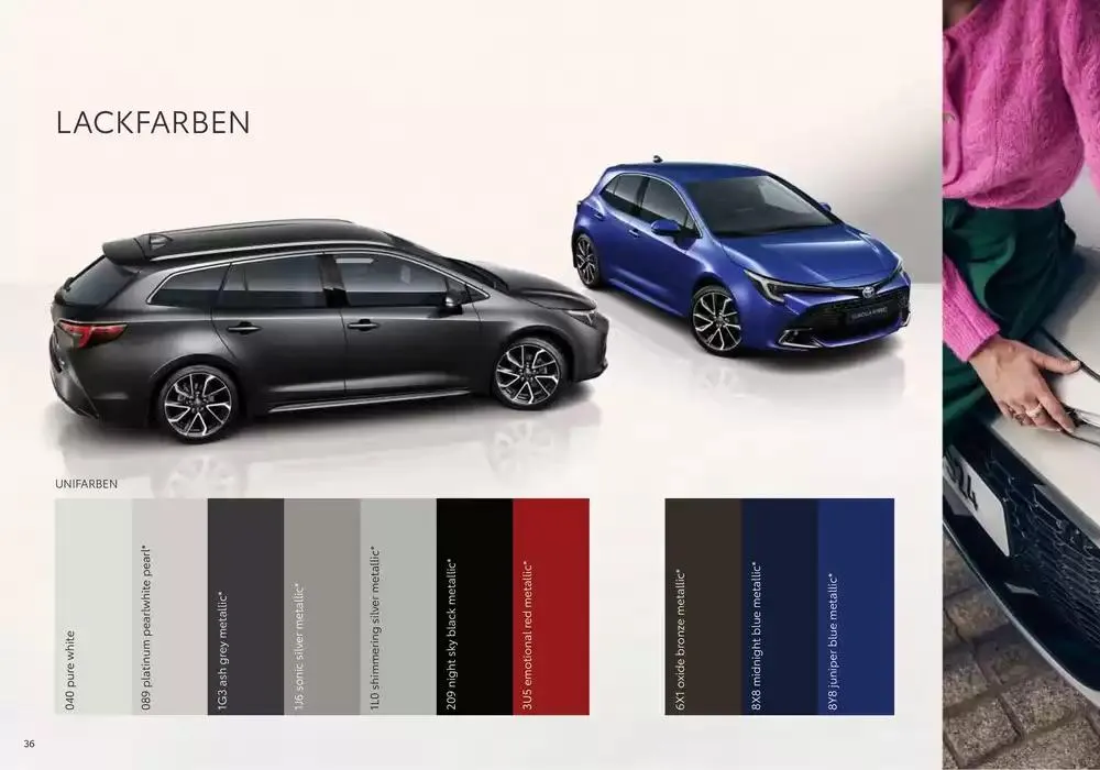 Toyota Corolla von 7. Dezember bis 7. Dezember 2025 - Flugblätt seite 36