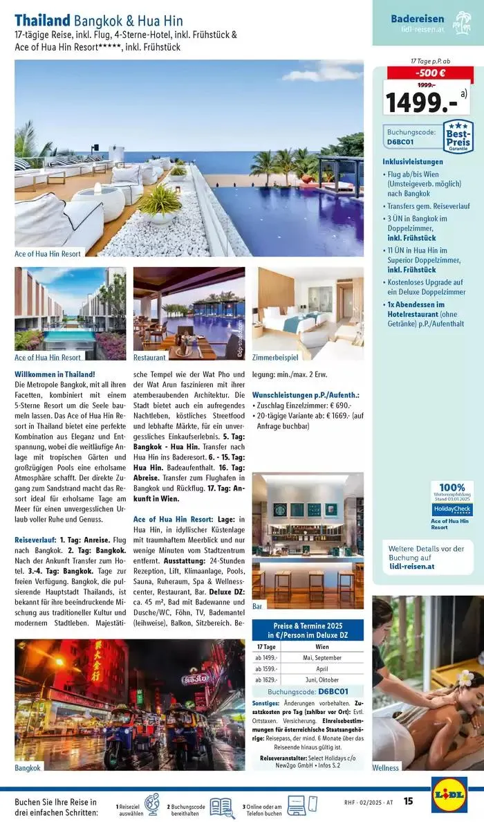 Aktuelle Reiseprospekte Hauptprospekt Februar von 29. Jänner bis 28. Februar 2025 - Flugblätt seite 15