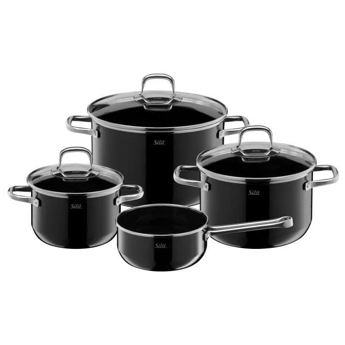 Silit Silargan® Elegance Topf-Set, 4-teilig, Black