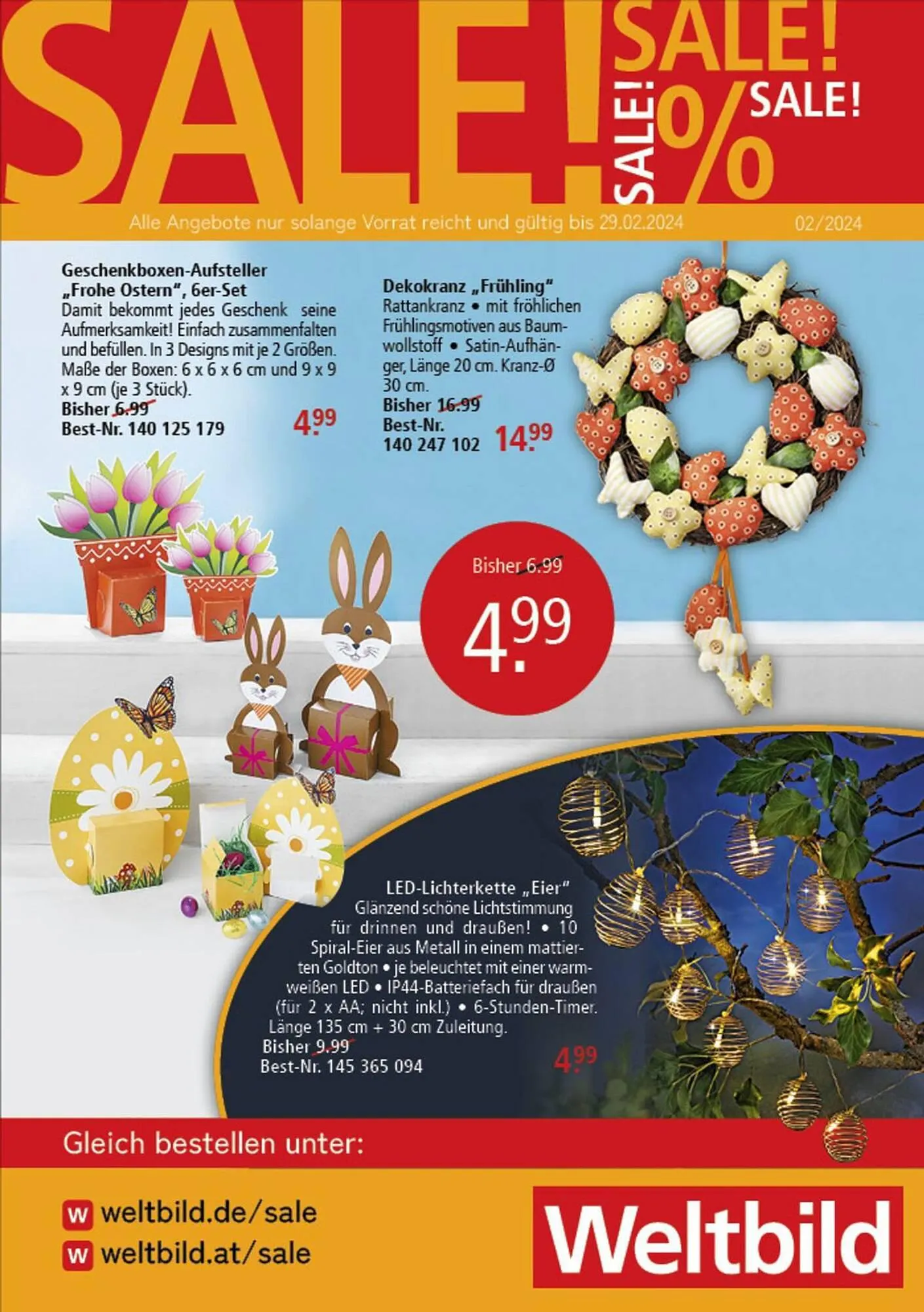 Weltbild Flugblatt von 23. Februar bis 29. Februar 2024 - Flugblätt seite