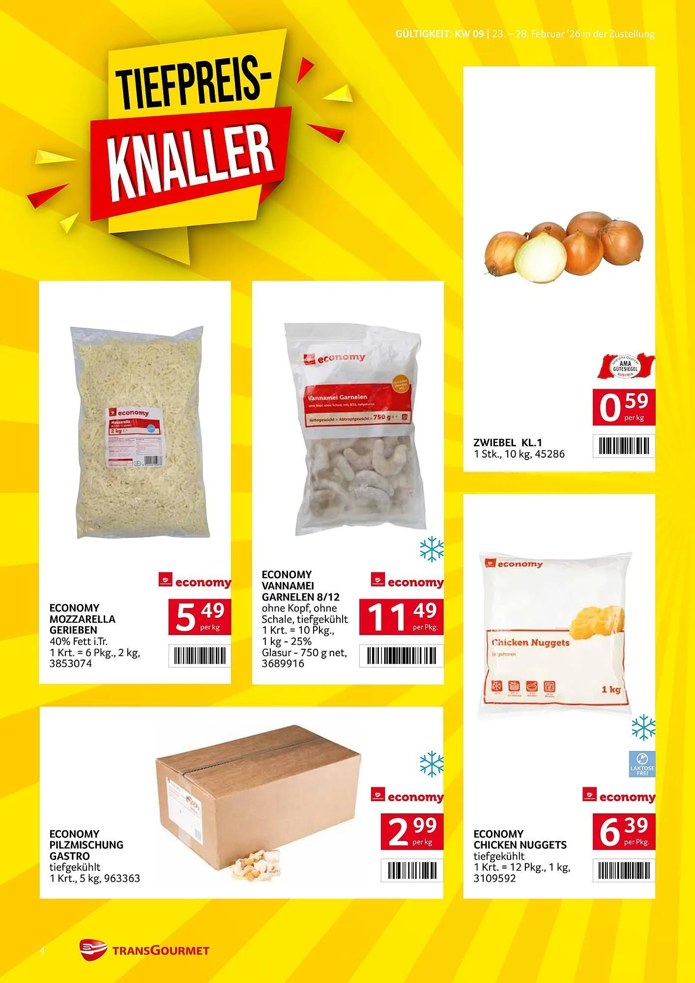 Transgourmet Flugblatt von 23. Februar bis 28. Februar 2026 - Flugblätt seite  4