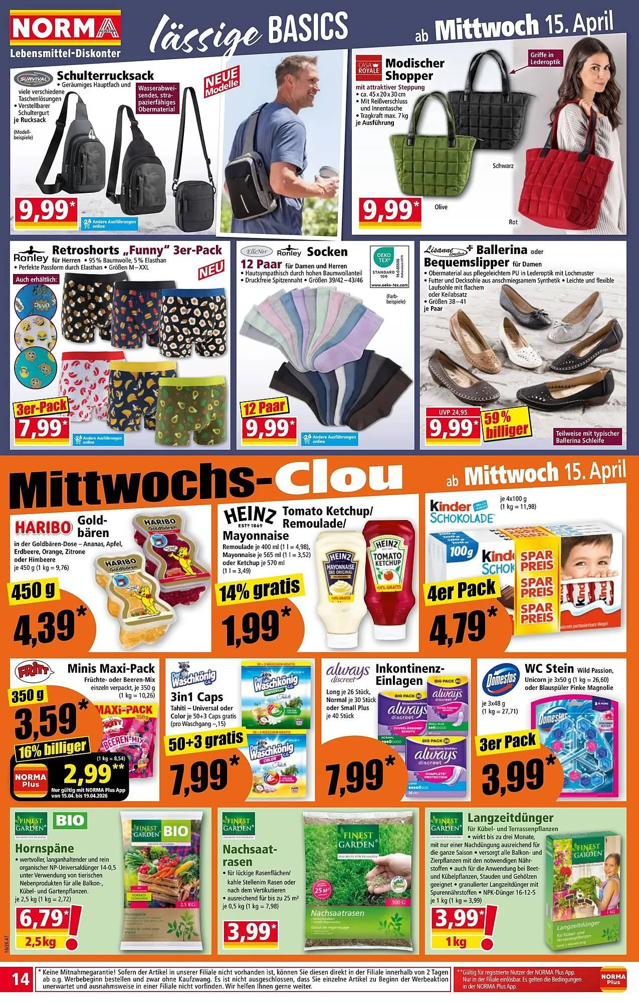 Norma Prospekt von 13. April bis 19. April 2026 - Flugblätt seite  14