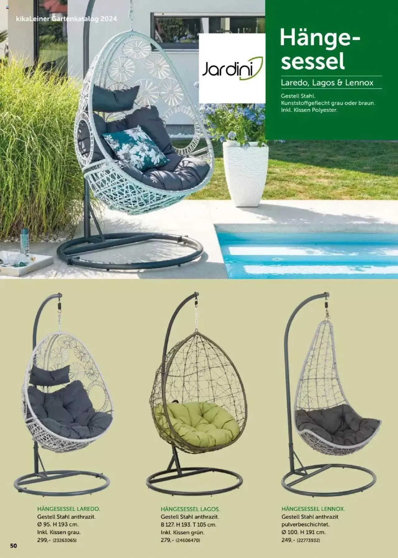 Leiner Garten Katalog 2024 von 4. März bis 30. September 2024 - Flugblätt seite 50