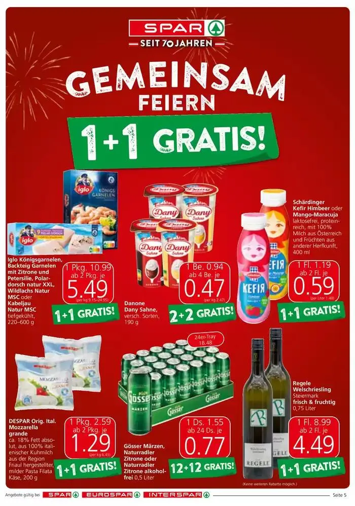 Tolles Angebot für alle Kunden von 25. September bis 9. Oktober 2024 - Flugblätt seite 5