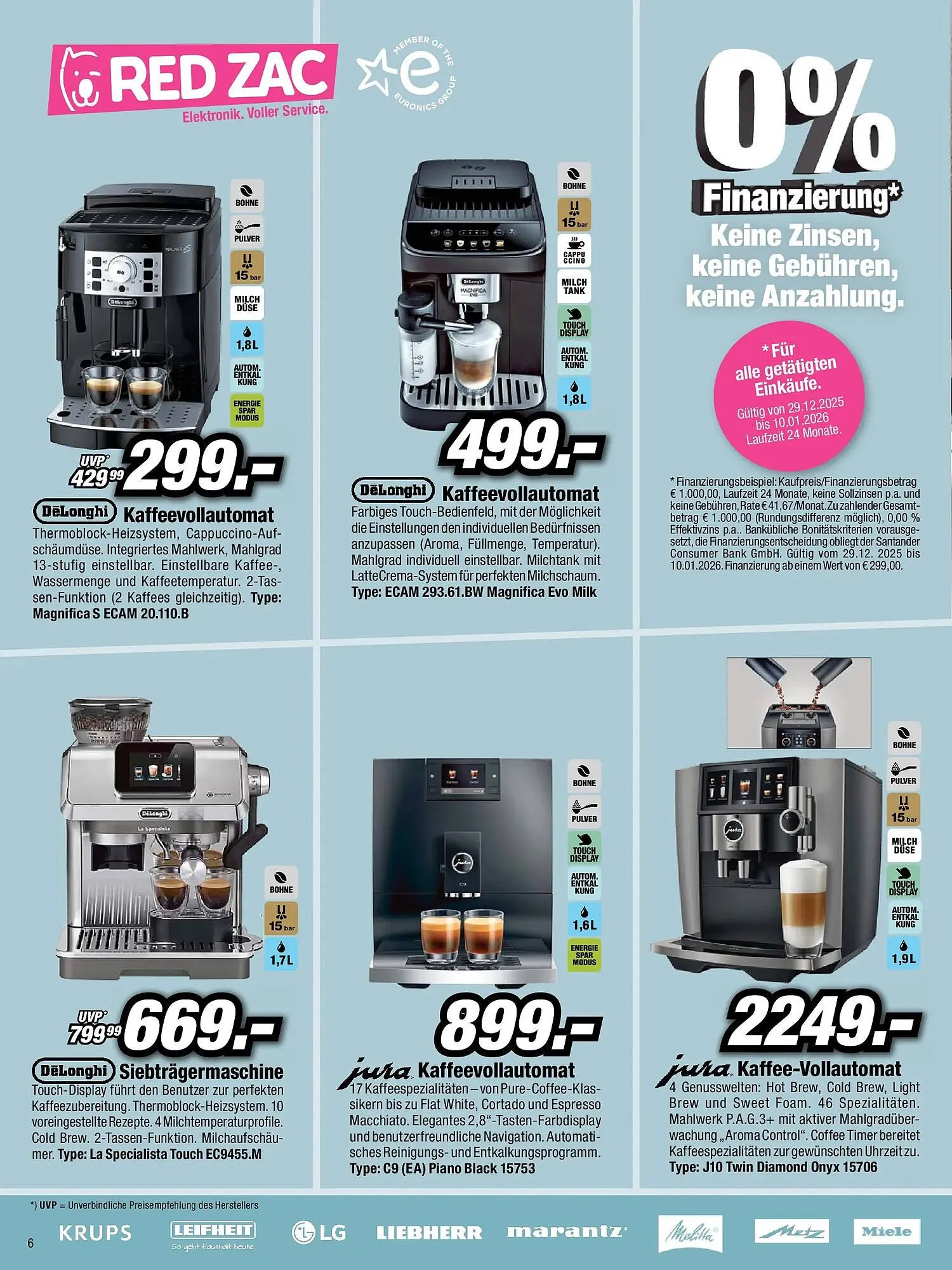 Red Zac Flugblatt von 26. Dezember bis 14. Jänner 2026 - Flugblätt seite 6