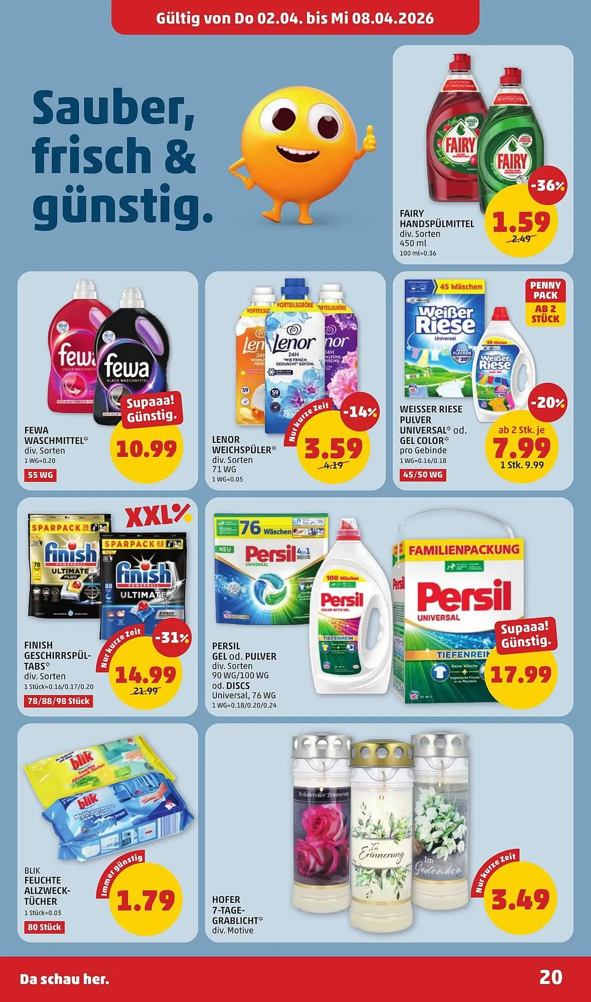 PENNY Flugblatt von 2. April bis 8. April 2026 - Flugblätt seite  20