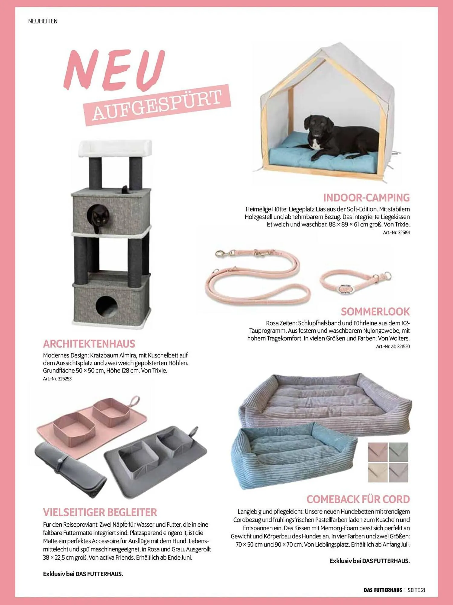 Das Futterhaus Flugblatt von 31. Mai bis 23. Juni 2024 - Flugblätt seite 21