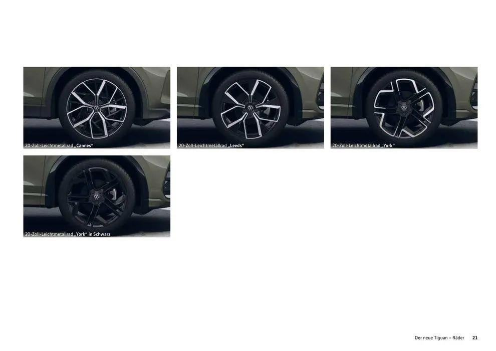 Volkswagen The new Tiguan von 16. Februar bis 16. Februar 2025 - Flugblätt seite 21