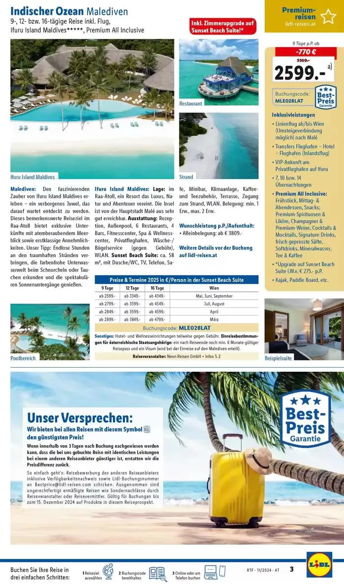 Aktuelle Reiseprospekte Themenprospekt November von 13. November bis 15. Dezember 2024 - Flugblätt seite 3