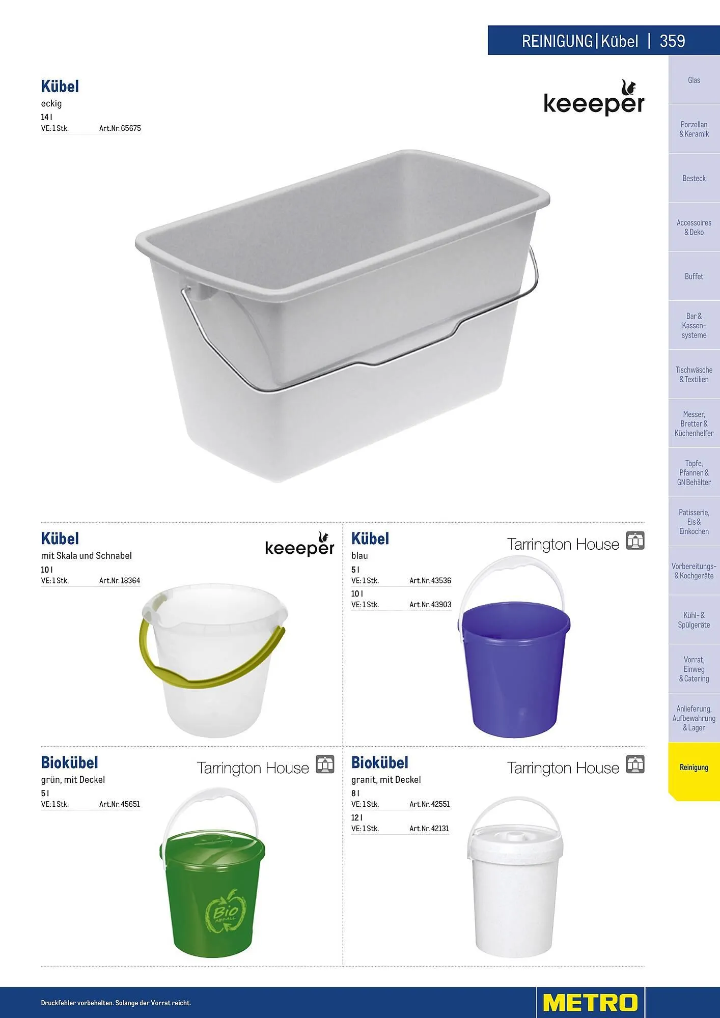 Metro Flugblatt von 25. März bis 31. Dezember 2026 - Flugblätt seite  359