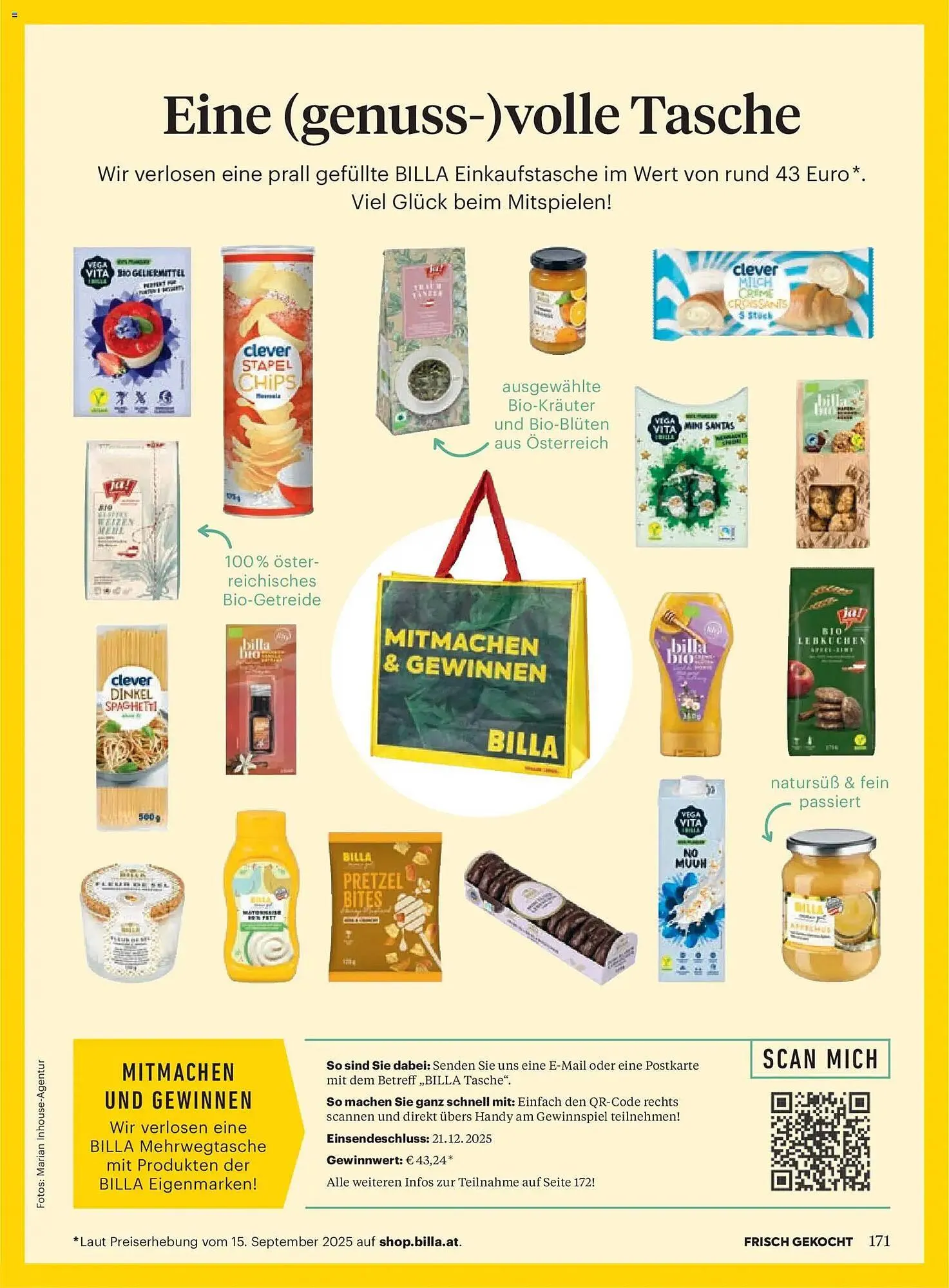 Billa Flugblatt von 1. Dezember bis 31. Dezember 2025 - Flugblätt seite  171