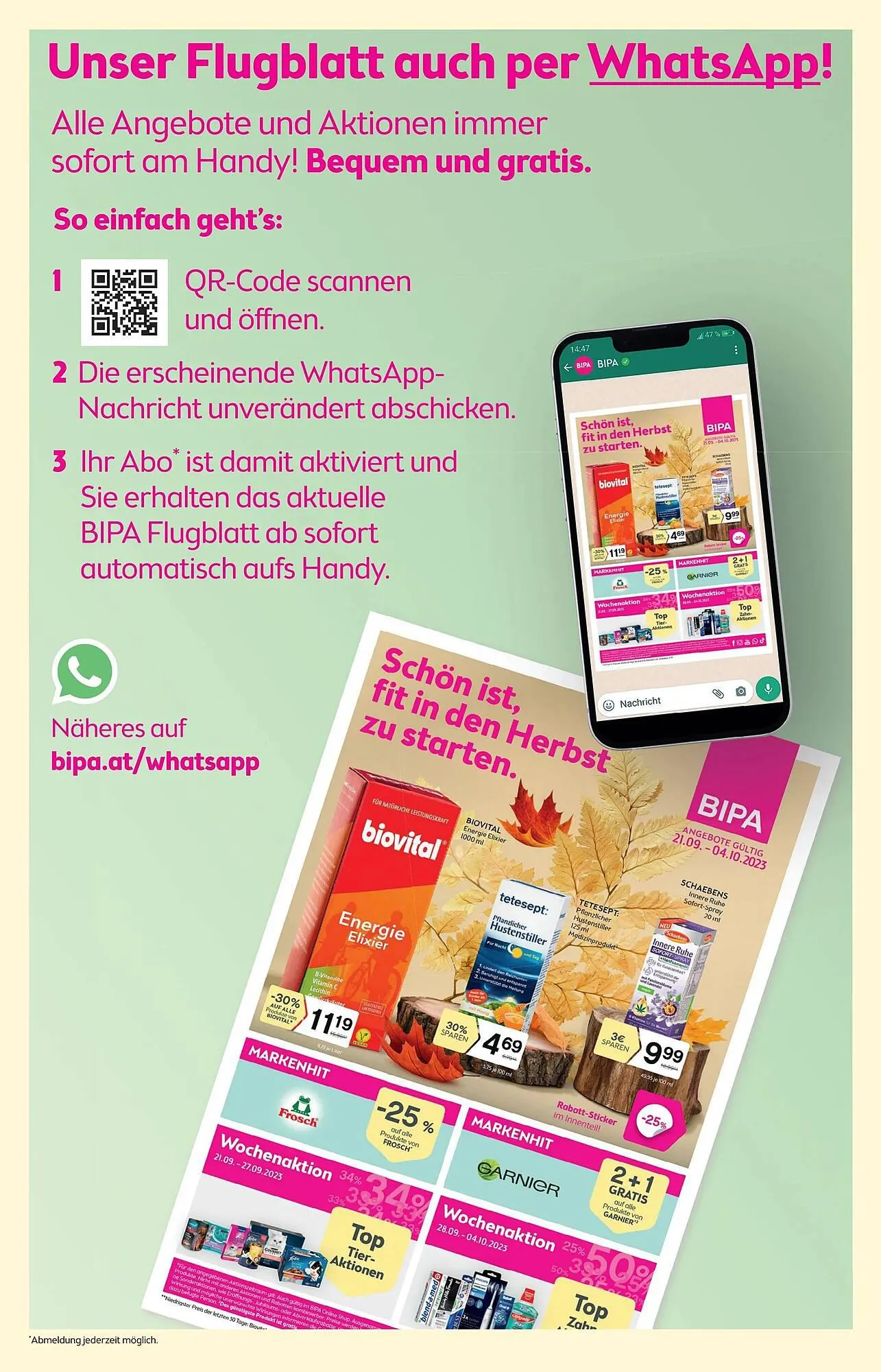 Bipa Flugblatt von 20. September bis 4. Oktober 2023 - Flugblätt seite 11