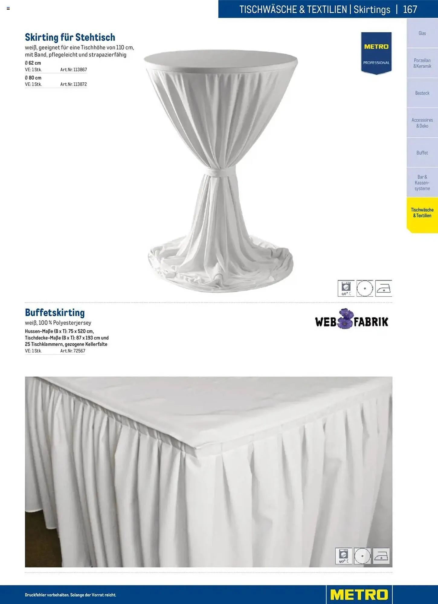 Metro Flugblatt von 2. Dezember bis 31. Dezember 2025 - Flugblätt seite  167