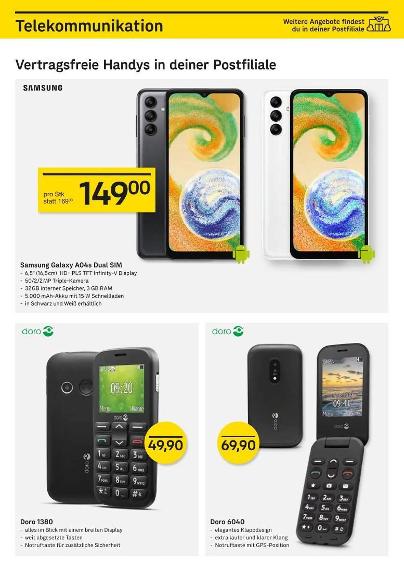 Post Flugblatt von 30. Dezember bis 28. Februar 2025 - Flugblätt seite 2