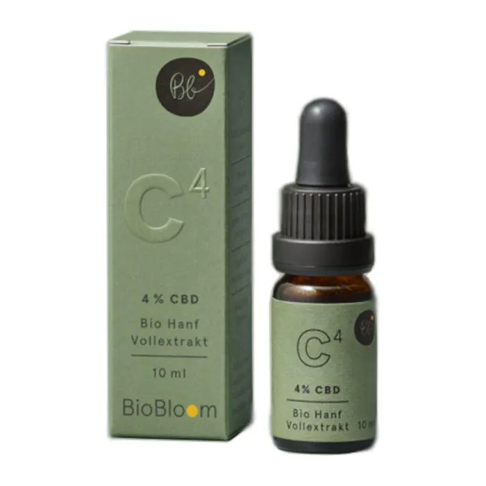 BioBloom 4% Bio CBD Öl - 10ml
