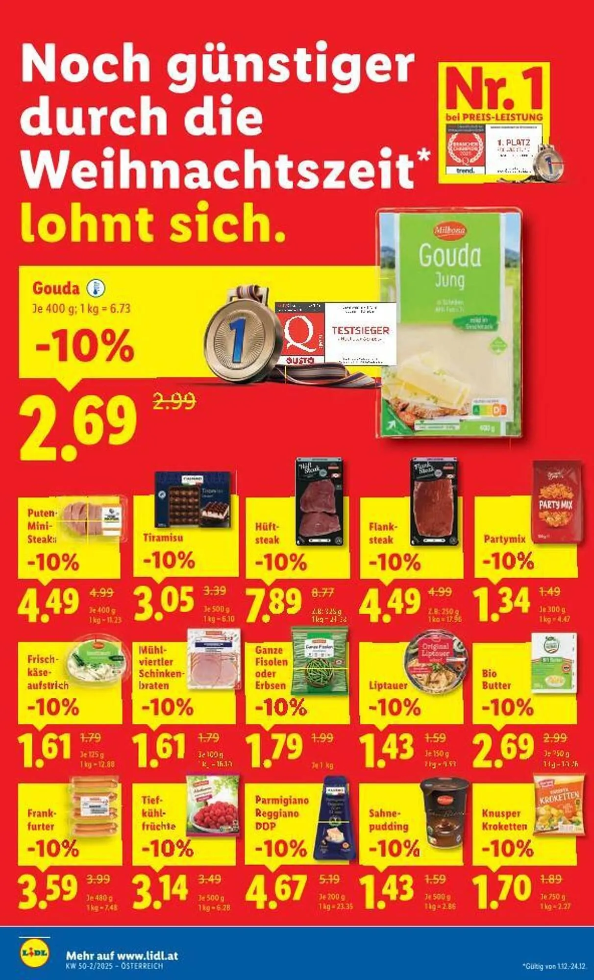 Lidl Flugblatt von 11. Dezember bis 17. Dezember 2025 - Flugblätt seite 3