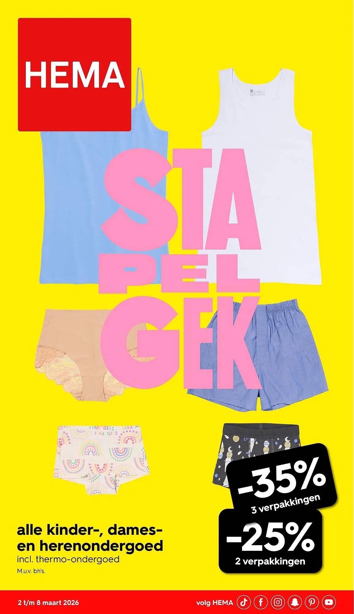 HEMA Flugblatt von 2. März bis 8. März 2026 - Flugblätt seite  1