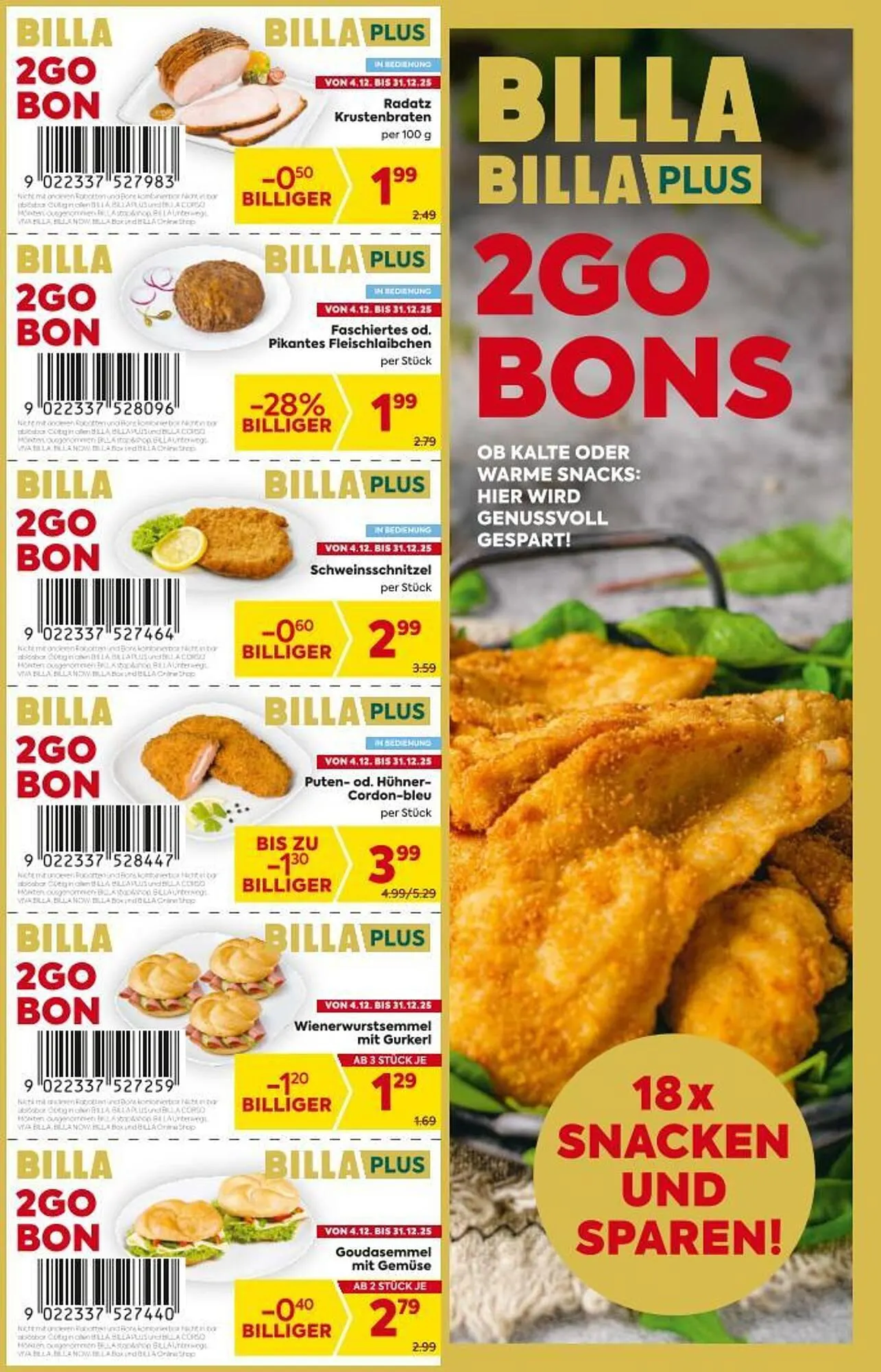 Billa Corso Flugblatt - 1