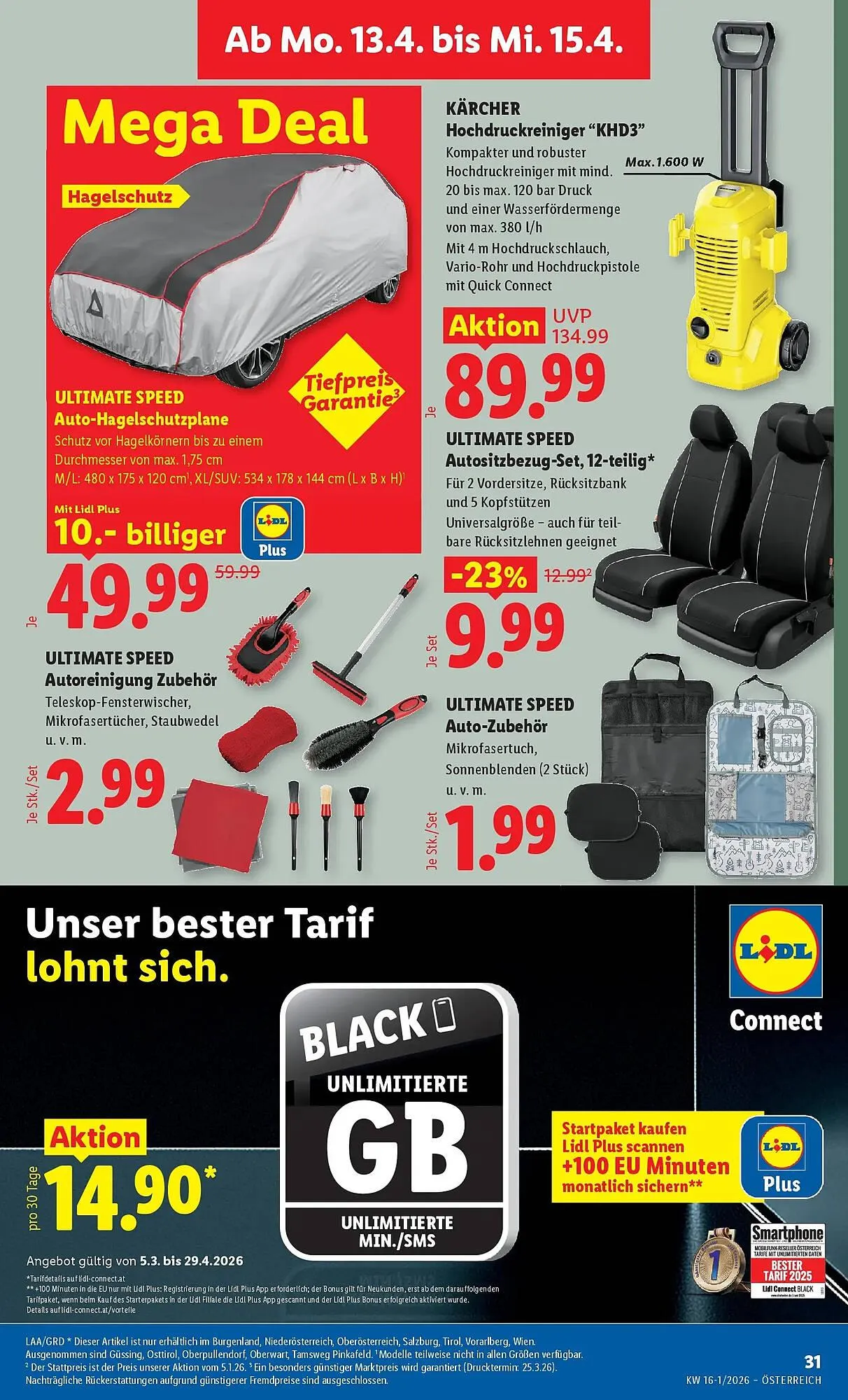 Lidl Flugblatt von 9. April bis 16. April 2026 - Flugblätt seite  34