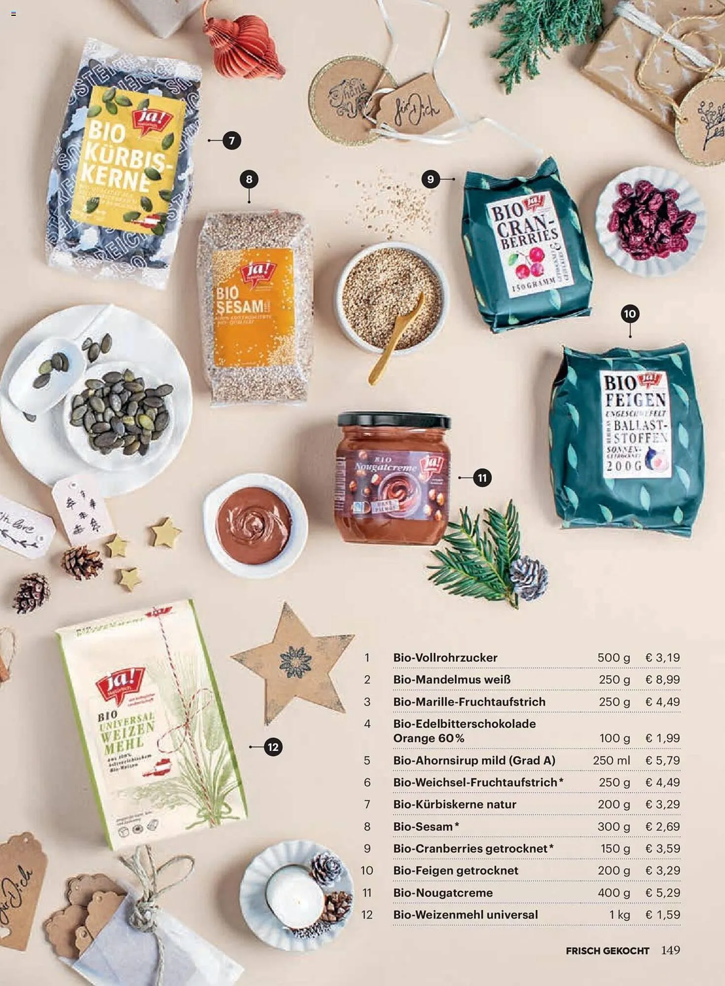 Billa Flugblatt von 1. Dezember bis 31. Dezember 2023 - Flugblätt seite  149