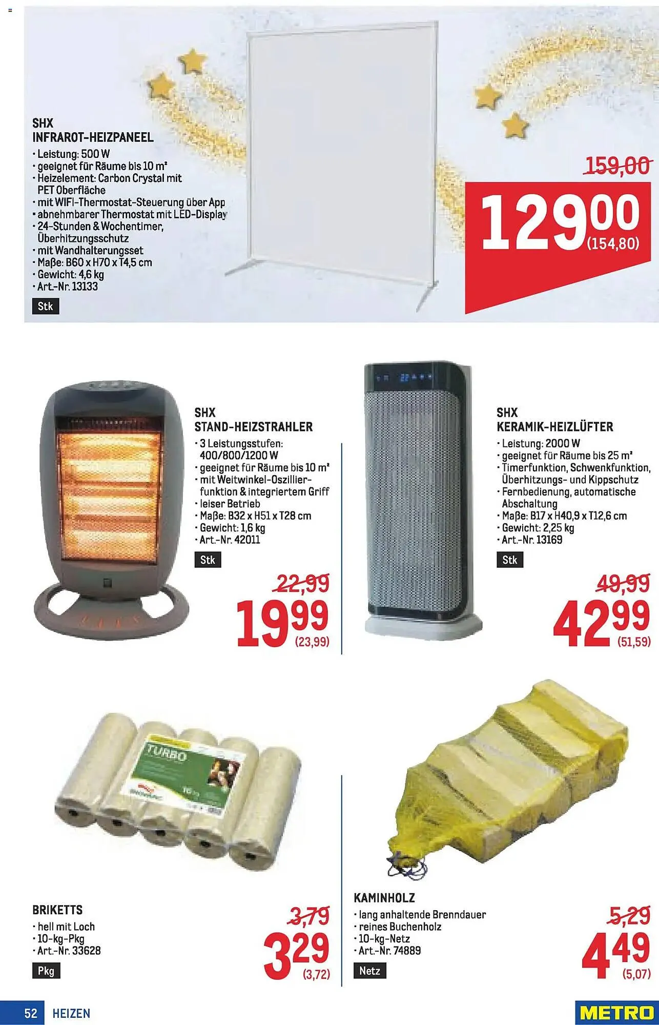 Metro Flugblatt von 27. November bis 10. Dezember 2025 - Flugblätt seite  52