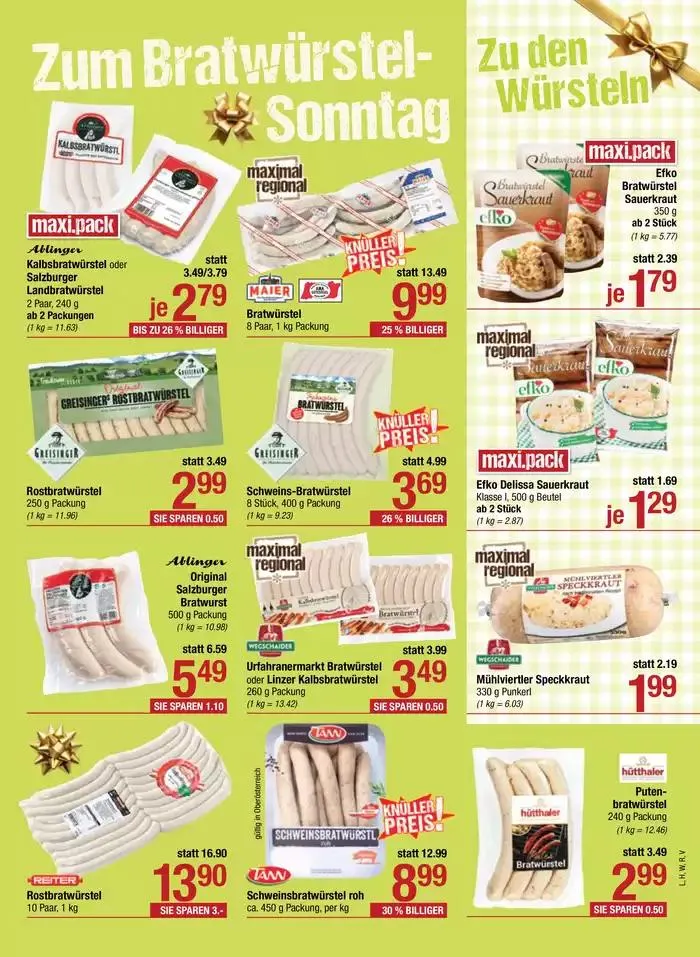 Rabatte und Aktionen von 22. November bis 6. Dezember 2024 - Flugblätt seite 7