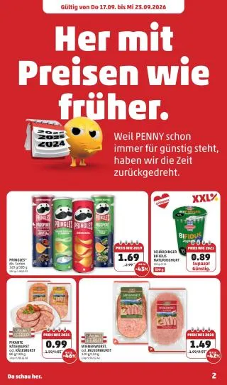 PENNY Flugblatt von 17. September bis 23. September 2026 - Flugblätt seite 2