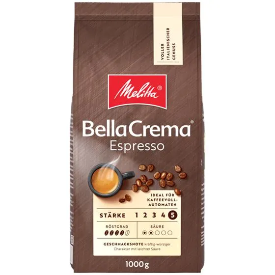 Melitta® BellaCrema® Espresso, Kaffeebohnen, 1000g