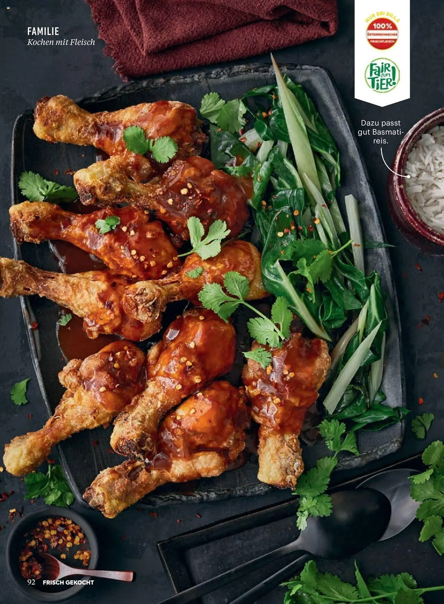 Billa Flugblatt von 1. Dezember bis 31. Dezember 2023 - Flugblätt seite  92