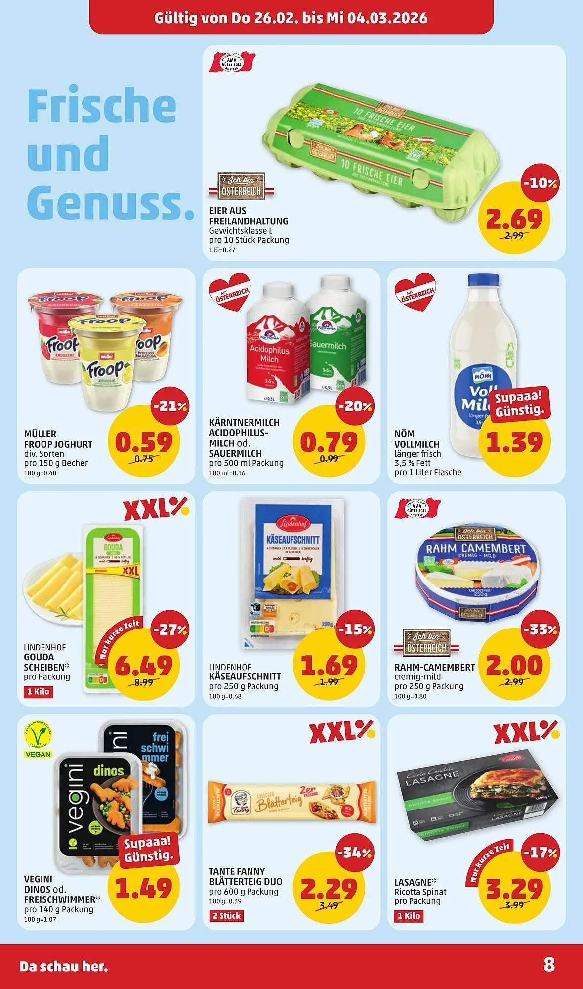 PENNY Flugblatt von 26. Februar bis 4. März 2026 - Flugblätt seite 8