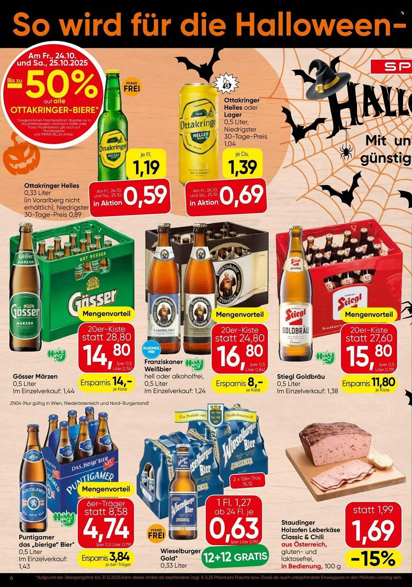 Eurospar Flugblatt von 23. Oktober bis 5. November 2025 - Flugblätt seite  6